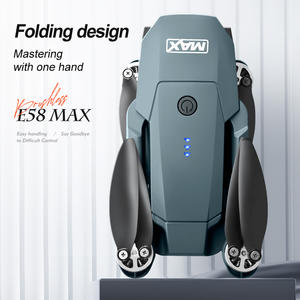 E58 MAX Personnalisé 360 ° Mini drone quadricoptère de photographie aérienne 4k hd sans balais avec double caméra - Product Image 5