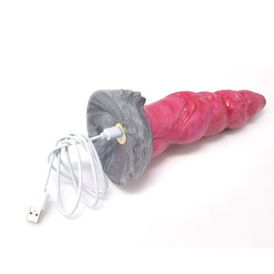 YOCY-2033V Bestias Antiguas - Dispositivo de Masturbación Femenina Telescópico con Control Remoto Inalámbrico, Dildo Eléctrico para Mujeres - Product Image 1