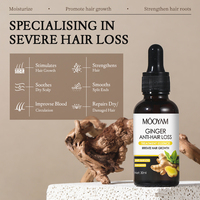 Serum Anti Rambut Rontok Jahe Label Pribadi Grosir, Menutrisi Kulit Kepala, Meningkatkan Pertumbuhan Baru, Memperkuat Akar, Mendukung Produksi OEM yang Dapat Disesuaikan