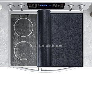 Factory Design Non-slip Silicone Induction Cook-top <b>Protector</b> Mat Stove Top Cover Mat Anti-Scratch Induction Silicone Mat - Product Image 2
