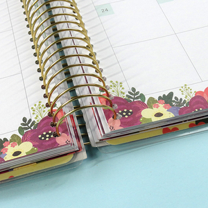 Libreta <span class=keywords><strong>planificador</strong></span> <span class=keywords><strong>semanal</strong></span> mensual con impresión personalizada A5, cubierta dura Rosa bonita, venta al por mayor, 2021 - Product Image 5