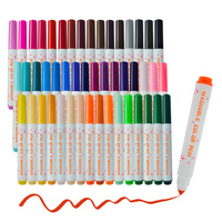 Coffret de stylos miniatures à encre lavable et effaçable, marqueurs permanents, tampons à logo, tampons à points bingo pour enfants, cadeau promotionnel