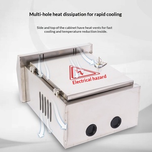 Boîtier de distribution en acier inoxydable 304 haute résistance, large et profond, livraison gratuite usine, boîtier de surveillance extérieur 201, boîtier de recharge de voiture, <span class=keywords><strong>compteur</strong></span> - Product Image 4