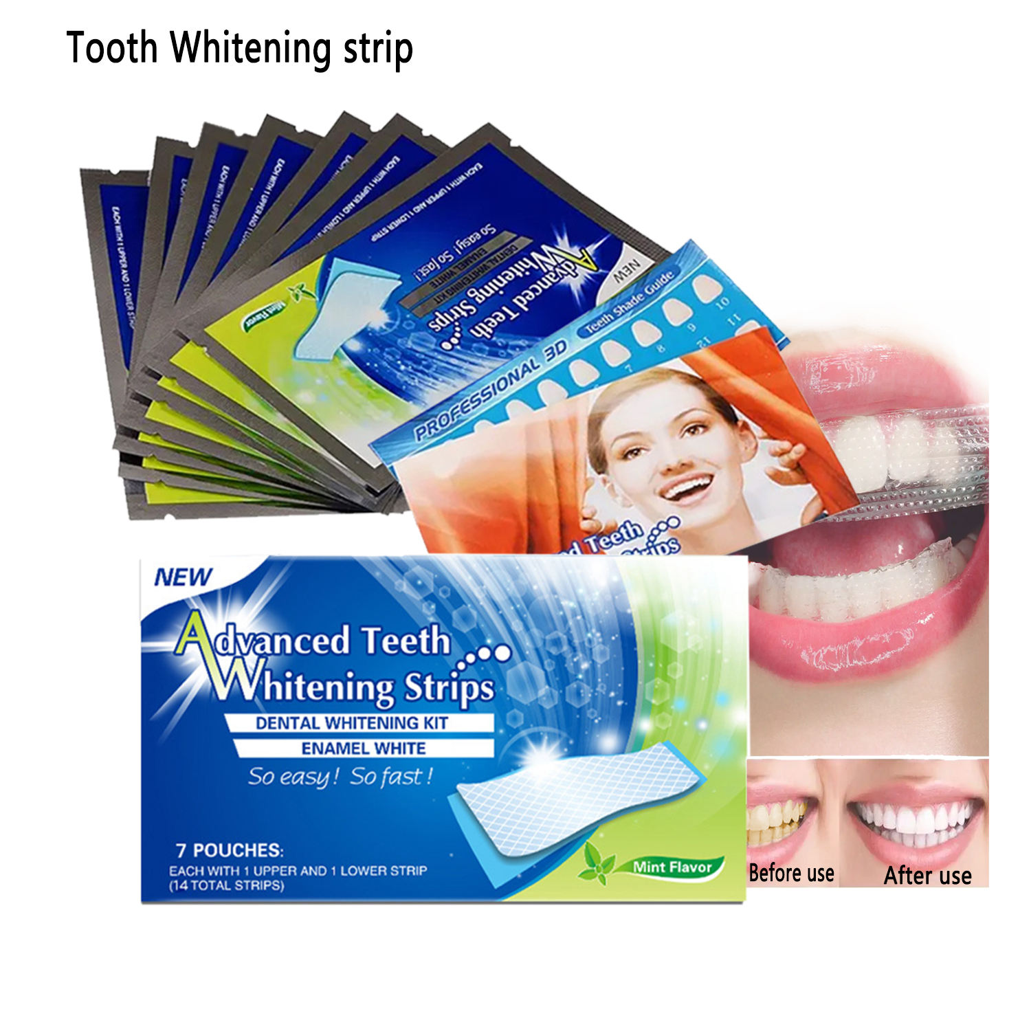 Bandes de blanchiment des dents