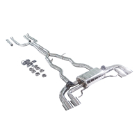 GFC Catback Valvetronic Tuyau d'échappement pour BMW M550i 4.4T G30 2017-2024 Système d'échappement haute performance