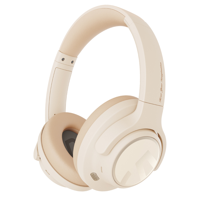 SoundPEATS Space Hybrid Active Noise Cancelling Headphones, Music Modes Wireless Headphones with Microphone, HiFi Stereo