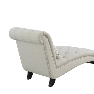 Chaise Longue in Velluto per Arredamento Moderno, Produzione OEM su Misura, Collabora <span class=keywords><strong>con</strong></span> le Migliori 500 <span class=keywords><strong>Aziende</strong></span> Internazionali - Product Image 3