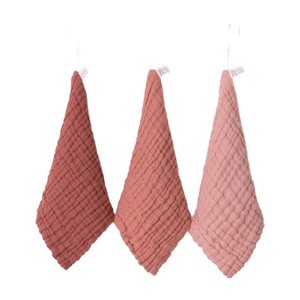 Paños de Gasa de Algodón de 6 Capas para Bebé, 30x30cm, Clase A, Color Sólido, Toallas para Recién Nacidos - Product Image 1