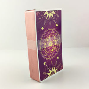 Cartes <span class=keywords><strong>Oracle</strong></span> de Luxe et de l'univers de l'astrologie, 14 pièces, différentes couleurs disponibles, bleu, rose, pour divination - Product Image 6