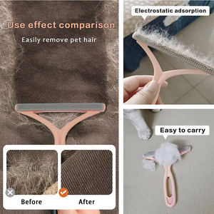 Rasoir anti-poils double face en silicone pour vêtements, tapis et tissus – Nettoyeur de pulls et dépoussiéreur de tissus - Product Image 4