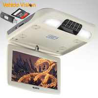 Moniteur de plafond MP5 9 pouces pour voiture, système de divertissement USB/SD pour bus, autocar et camping-car, certifié ISO