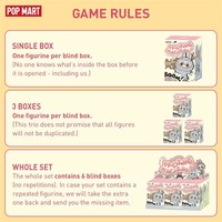 Официальный POPMART LABUBUU: Захватывающая серия Blind Box Macaron V1 - Плюшевый брелок 17 см, набор из 6 запечатанных коробок, оптом, в наличии