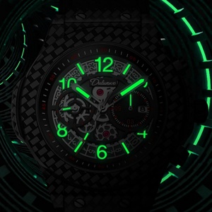 Reloj Mecánico Automático Multifuncional para Hombre, Diseño de Fibra de Carbono 2025, Resistente al Agua, Luminoso - Product Image 6