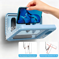Étui de téléphone étanche et résistant aux chutes en ABS pour salle de bain, autonomie ultra-longue pour la douche, écran tactile