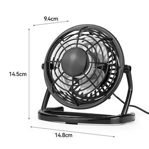 Kipas meja USB, kipas pendingin pribadi portabel kecil sunyi dengan aliran udara kuat untuk kamar tidur rumah kantor Desktop perjalanan - Product Image 3