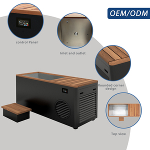 Bañera de Hielo Independiente Bropool 2026 con Control Inteligente, Acero Inoxidable, Enfriador de 1HP, Luz <span class=keywords><strong>LED</strong></span>, para Recuperación Deportiva - Product Image 2