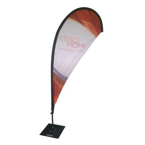 Wholesale <strong>Custom</strong> Logo Printed <strong>Feather</strong> <strong>Flag</strong> Rectangle Beach <strong>Flag</strong> Banners - Product Image 6