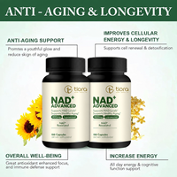 Capsule de Nicotinamide Riboside NAD Resvératrol 500mg OEM/ODM avec Quercétine Phytosome, Complément Herbal Anti-Âge
