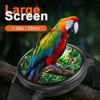 Montre connectée Bluetooth AOC avec écran tactile complet de 1,38 pouces, suivi d'activité, modes sportifs, surveillance de la santé, appareil portable