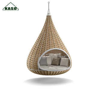 Columpio para muebles de exterior, <span class=keywords><strong>hamaca</strong></span>, asiento <span class=keywords><strong>colgante</strong></span> de <span class=keywords><strong>mimbre</strong></span> para Patio, restaurante - Product Image 5