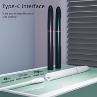 Nettoyeur de cérumen visuel avec caméra, endoscope sûr pour l'élimination du cérumen avec caméra 5M, otoscope lumineux, outils de nettoyage d'oreilles, soins auriculaires