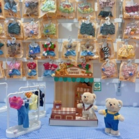 Boîte Mystère Mignonne Teddy Coffee Shop : Collection Faite Main, Mini Présentoir de Magasin, Ornements de Support pour Maison de Poupée BJD/OB