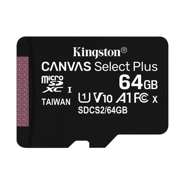 100% Original SD Card for Kingston Canvas Select Plus 32GB 64GB 128GB 256GB TF SD Card 64GB 128GB Memory Card With Adapter
