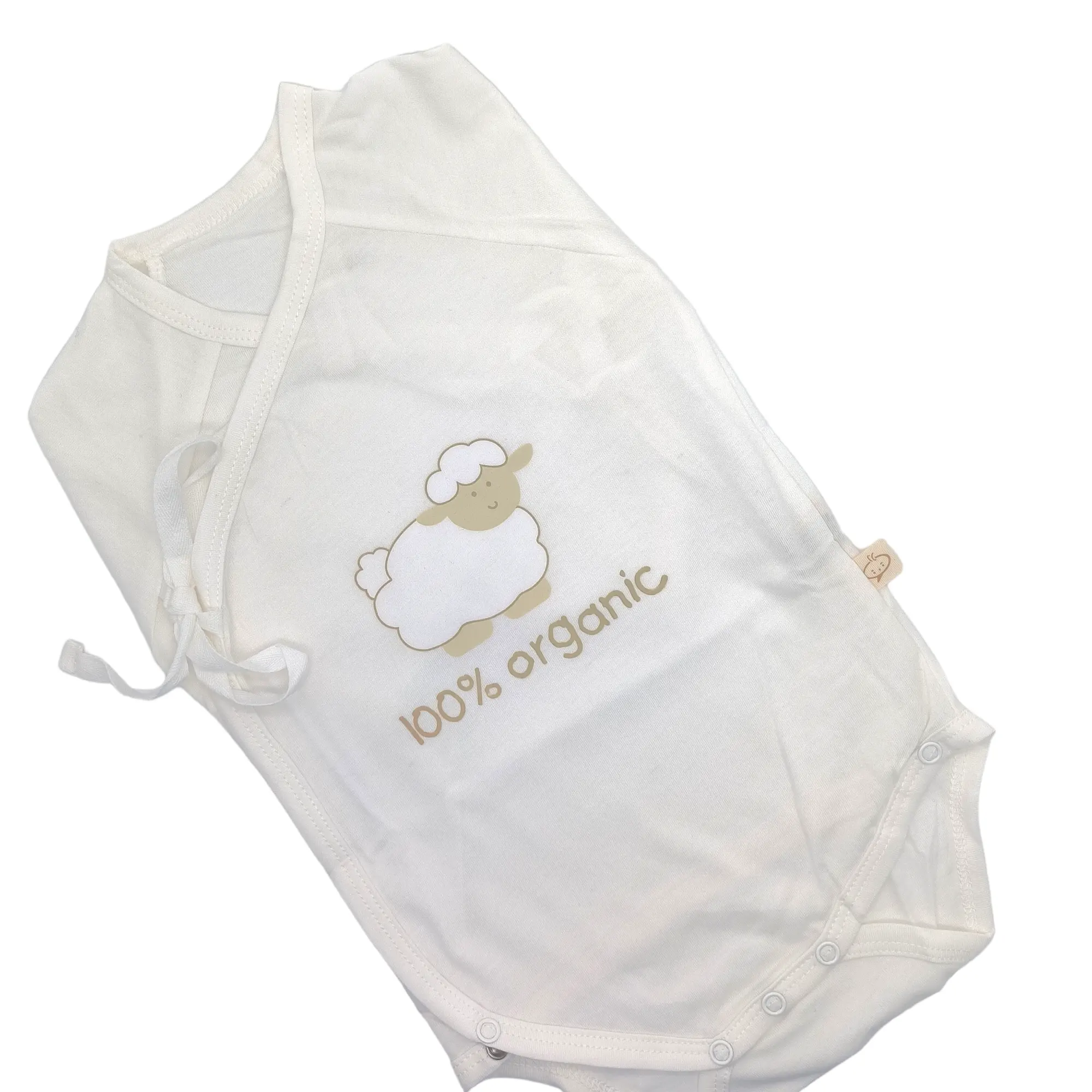 Langärmelige Babykleidung Baby Strampler Kleinkind Körperanzug Sommer Unisex Schaf-Pullover 1-teilig / Opp-Tasche Druck Großhandel 100 % Baumwolle 85 g