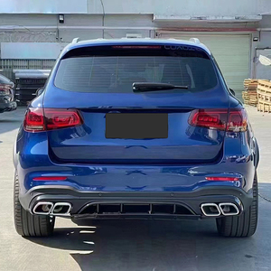 Nouveaux pare-chocs avant/arrière PM Brand pour modification de voiture, feux antibrouillard pour kit carrosserie GLC 63 2020-2023, fixation par boulons, ajustement universel, garantie 1 an - Product Image 5