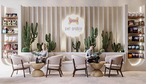 Luxury Pet Grooming Store Interior Design Custom Pet Display Cabinet Retail Shopfitting Fixtures - Product Image 5