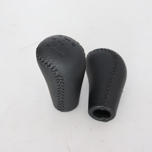 Car Gear <b>Knob</b> Leather Black Ergonomic For Toyota Hilux Automatic <b>Shift</b> Lever - Product Image 3