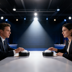 Buzzer de jeu sans fil pour les jeux de <span class=keywords><strong>quiz</strong></span> télévisés et les compétitions, assure un jeu équitable et crée une tension dans les jeux interactifs - Product Image 2