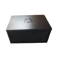 Armoire réseau métallique 6U 19 pouces, petit rack de serveur Internet pour centre de données, armoire de serveur informatique murale