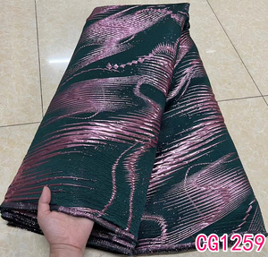 Fashion Jacquard <strong>Fabric</strong> New Arrival African Brocade <strong>Lace</strong> <strong>Fabrics</strong> <strong>Orange</strong> Jacquard <strong>Lace</strong> <strong>Fabric</strong> for Suit - Product Image 2