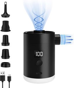 Pompe à air électrique légère et compacte avec éclairage pour matelas <span class=keywords><strong>de</strong></span> camping, flotteurs et sacs <span class=keywords><strong>de</strong></span> rangement - Product Image 2