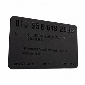 Custom Design Luxury Black Foil Stamping Logo Business <b>Card</b> Printing Wholesale Embossed Paper Visit <b>Cards</b> - Product Image 1