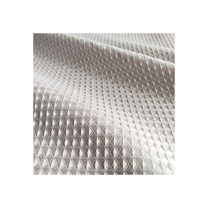 Awellife Langlebiger Waffelmuster-Baumwoll-Duschvorhang mit 12 Haken für Badezimmer - Transparenter Stoff - Creme-Elfenbein (183x183 cm) - Product Image 6