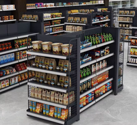 Supermarkt Aangepaste Enkelzijdige Brood Display Rek Planken Metallic Standaard Voor Groenten En Fruit Fabriek Opslag Functie