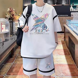 Abito sportivo ANSZKTN <span class=keywords><strong>abbigliamento</strong></span> <span class=keywords><strong>estivo</strong></span> <span class=keywords><strong>Casual</strong></span> a maniche corte Shorts stile Waffle - Product Image 1