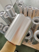 Ruban adhésif en aluminium acrylique imperméable sans revêtement, activé par l'eau, écologique, pour l'enroulement des serpentinnes de réfrigération, résistant à la chaleur