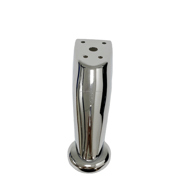 Metal Chrome TV Legs 4 Inch TV Stand Unit 4 Feet for Furniture