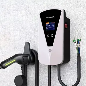 Stazioni di ricarica a parete veloci di livello 2 EV tipo 1 tipo 2 16A 32A caricatore EV Wallbox 7KW 11KW 22KW