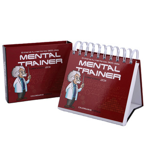 Nhà máy tùy chỉnh bán buôn 2026 hàng ngày lịch bàn thiết kế mới cá nhân đứng lật xoắn ốc ràng buộc tùy chỉnh màu sắc tùy chỉnh lịch - Product Image 2