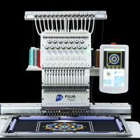 Machine à broder informatisée multi-aiguilles à tête unique, économique, 15 couleurs, automatique, 1 tête, avec prix compétitif