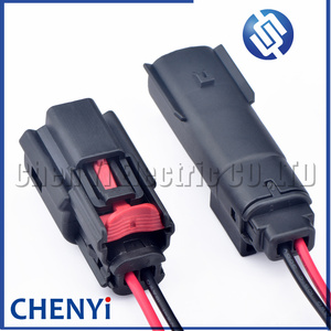Lampada automatica a 2 Pin per Auto, connettore impermeabile per sensore di temperatura, spina 33471-0201 33481-0201 per BUICK GM - Product Image 2