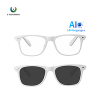 Lunettes intelligentes sans fil anti-lumière bleue pour sports de plein air avec fonction de traduction – Nouvelles lunettes de soleil connectées Bluetooth