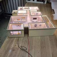 Maquette architecturale 3D personnalisée de maison intelligente moderne, scène intérieure miniature, table de sable pour la réplique d'une communauté immobilière privée