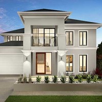 Porte à battants standard australienne Portes et fenêtres en alliage d'aluminium Maison résidentielle Verre Porte battante moderne à battants