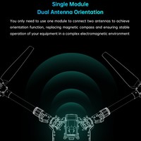 Modul Orientasi RTK Antena Ganda SIYI Menggantikan Kompas Magnetik GNSS GPS Presisi Tinggi untuk Inspeksi Drone UAV Industri