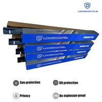 Película solar nano cerámica PET para ventanas, antiarañazos, con protección UV, de 2 mil.